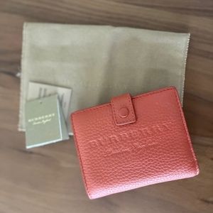 Burberry Clementine Leather Bifold Wallet